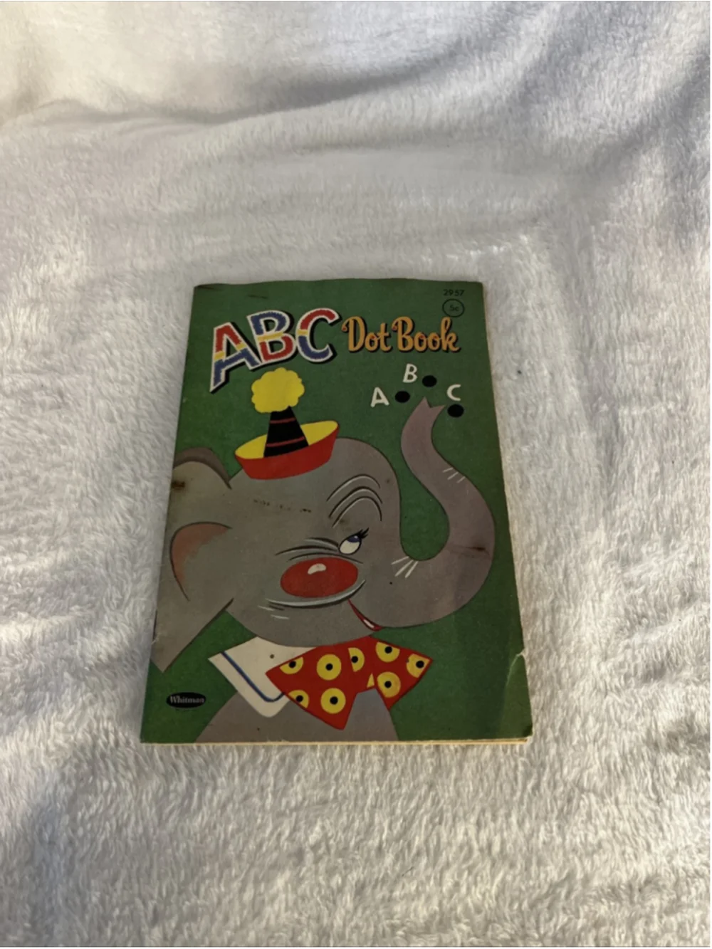 Vintage 60’s Whitman Dot To Dot Activity Book WORN SOME AREAS HTF ELEPHANT ONE
